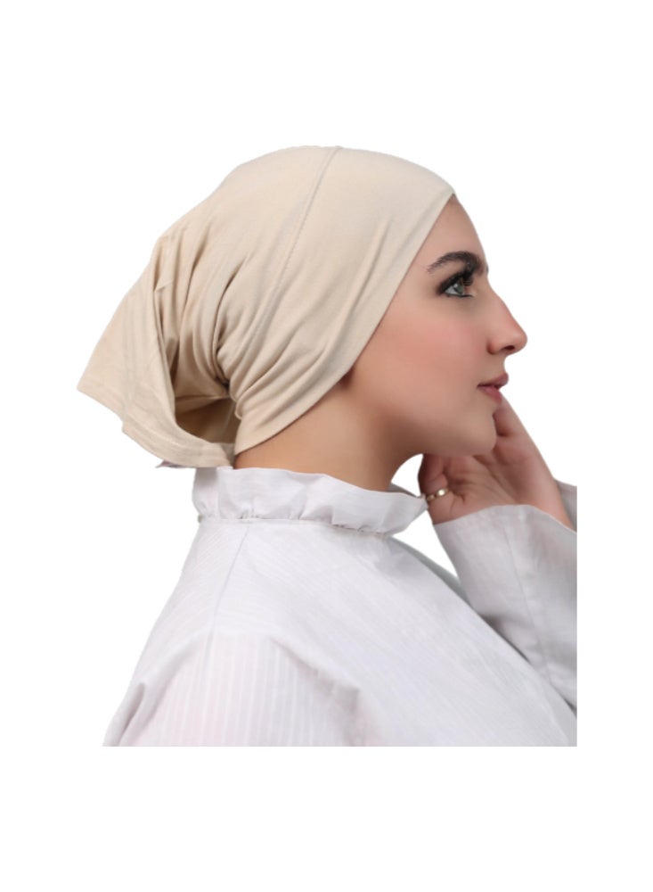 Comfortable Syrian Hijab Bandana with Open Ends - Premium Stretchable Fabric in Multi-color Options. - Image 2